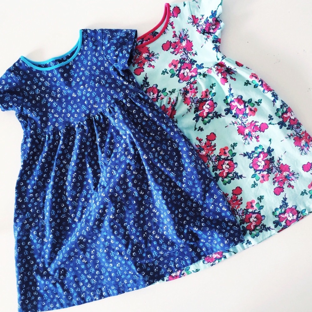 Set of 2 Lands End Girl Dresses